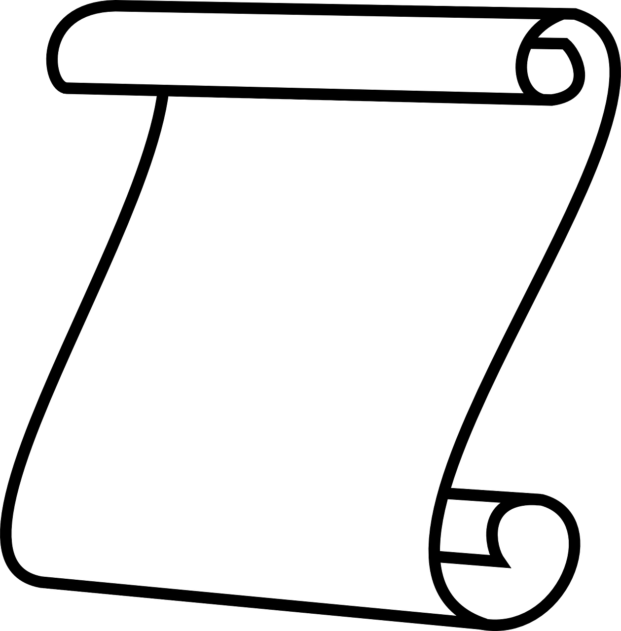 Blank Clip Art Scroll, HD Png Download PNG with transparent background