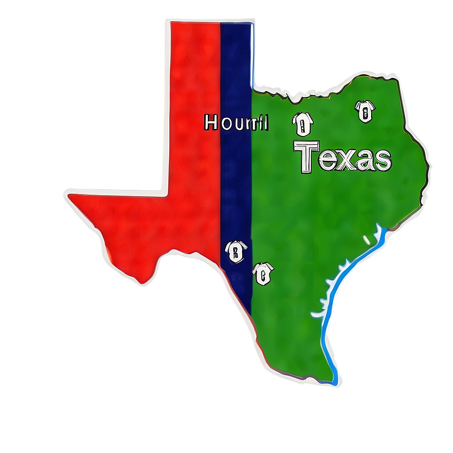 Blank Texas Map Outline PNG dyb PNG image with a transparent background, free high-resolution download