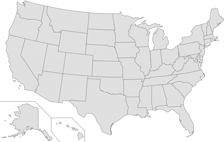Transparent North America Outline Png - Blank Map Of Us Congressional Districts, Png Download PNG image with a transparent background, free high-resolution download