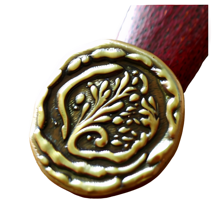 Blank Wax Seal Png 06132024