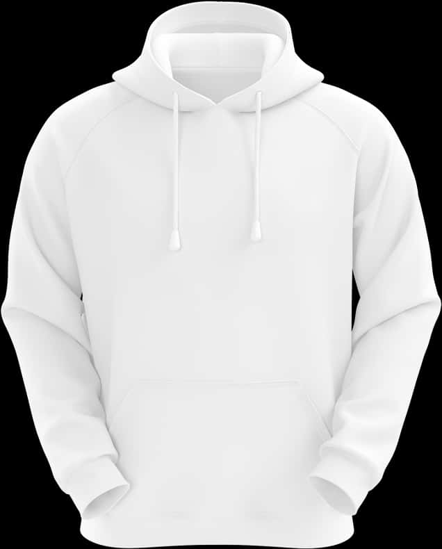 Blank White Hoodie Mockup