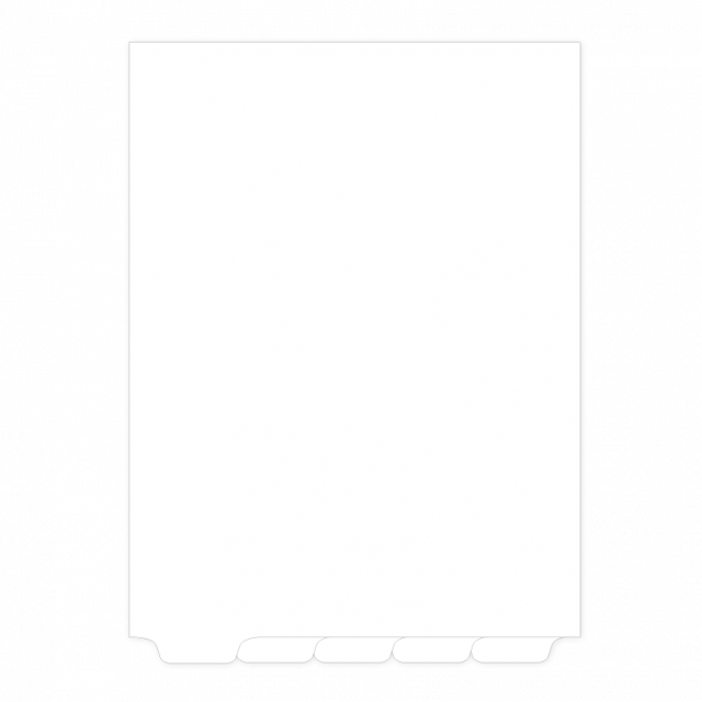 Blank White Paper Sheet