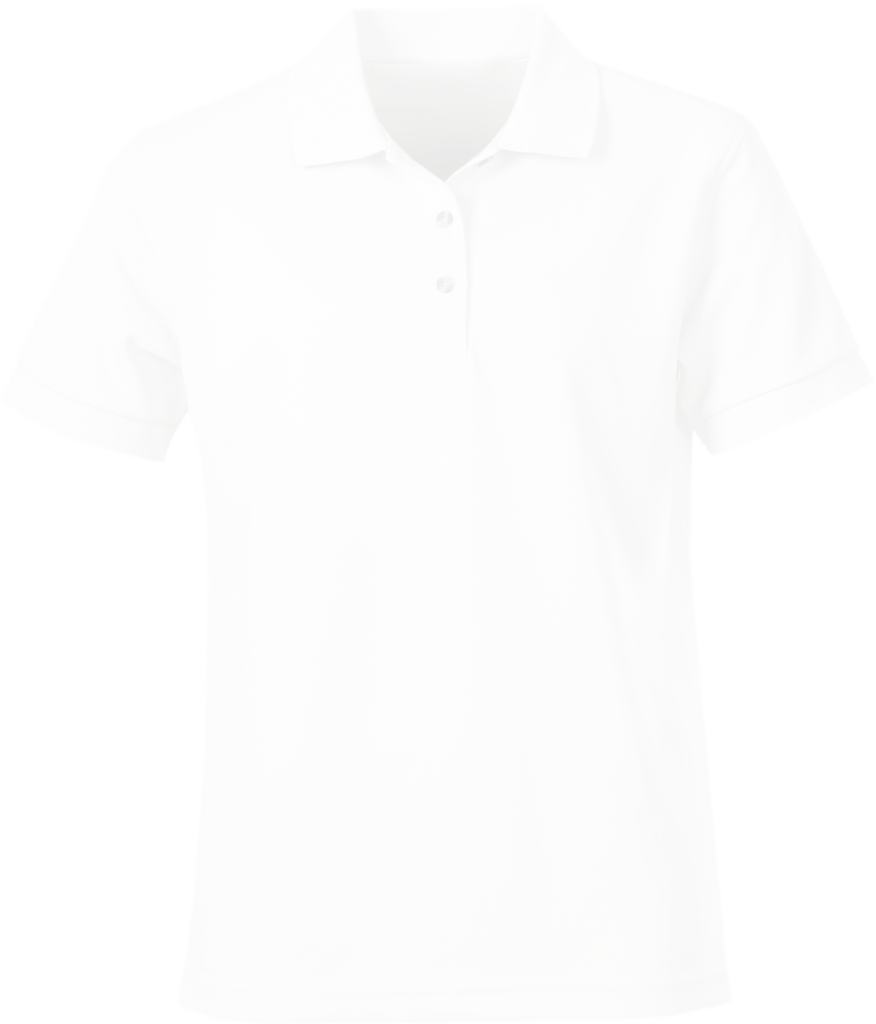 Blank White Polo Shirt Template