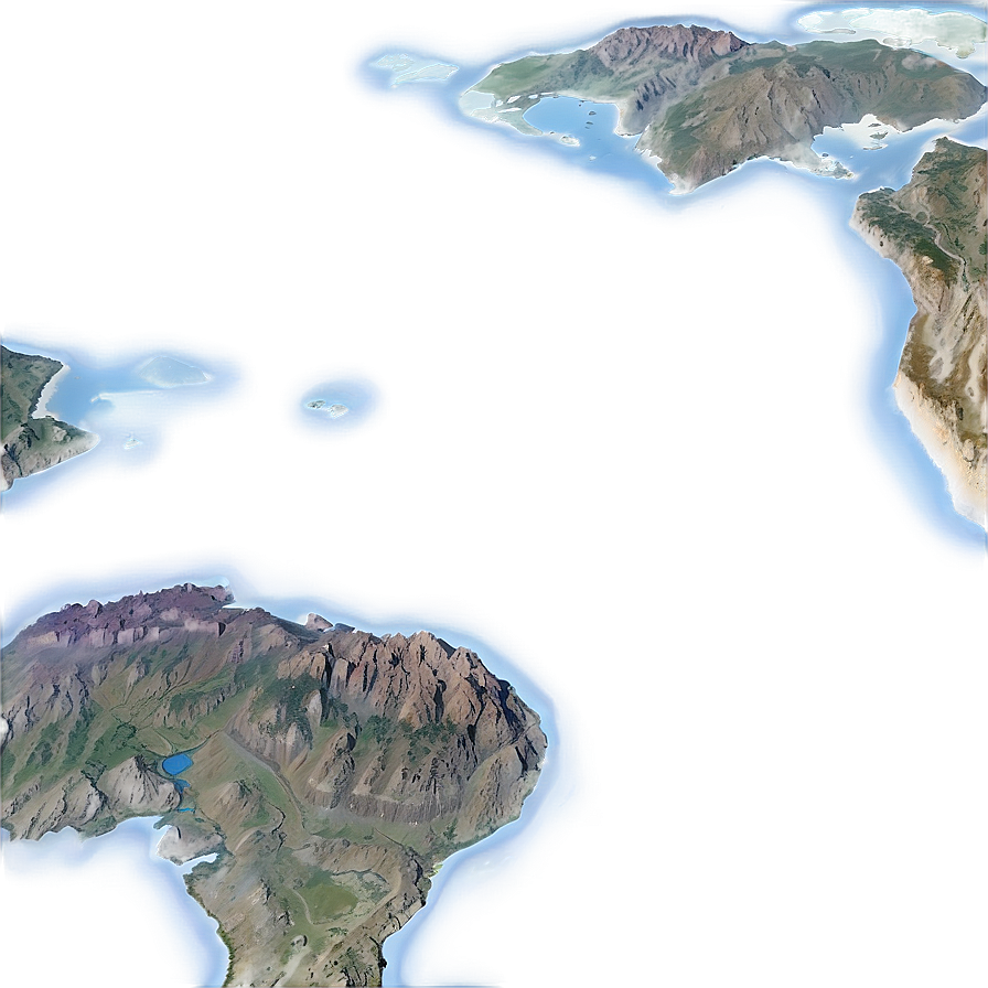 Blank World Map PNG bdy PNG with transparent background