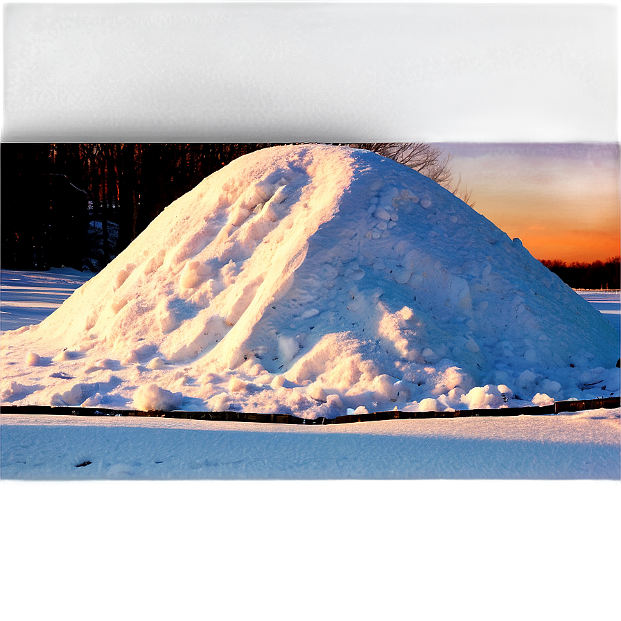 Blanket Of Snow Pile Png Hsa97