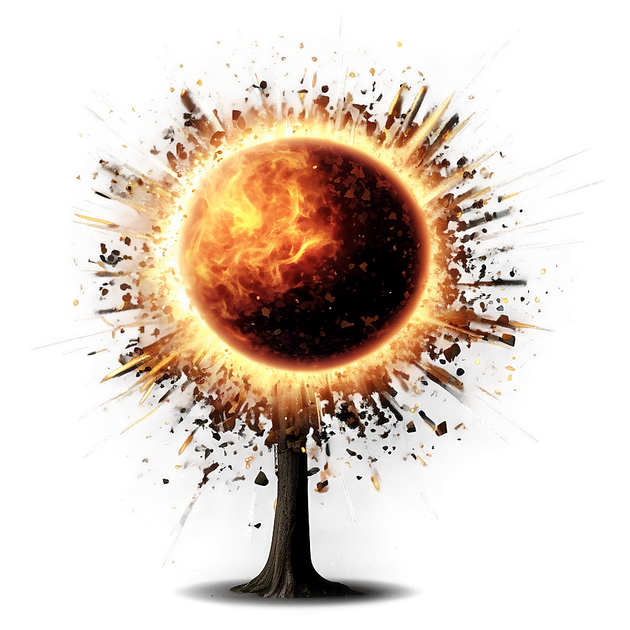 Blast Explosion Png Nts