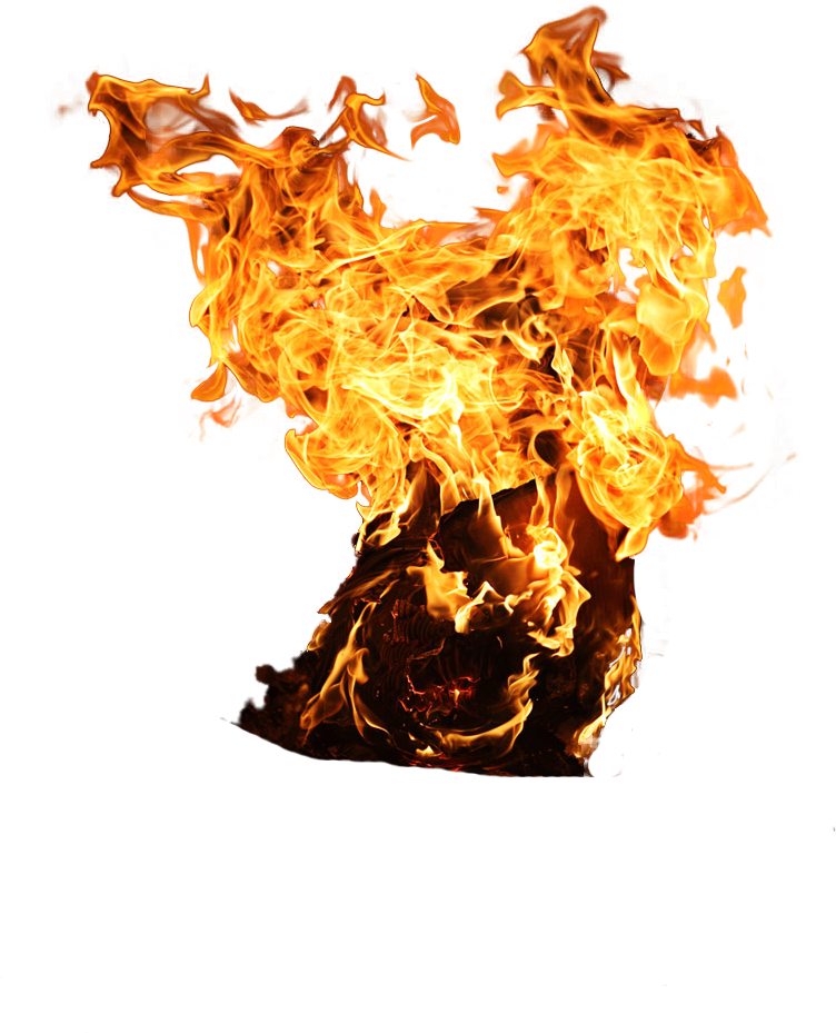 Blazing_ Flame_ Silhouette