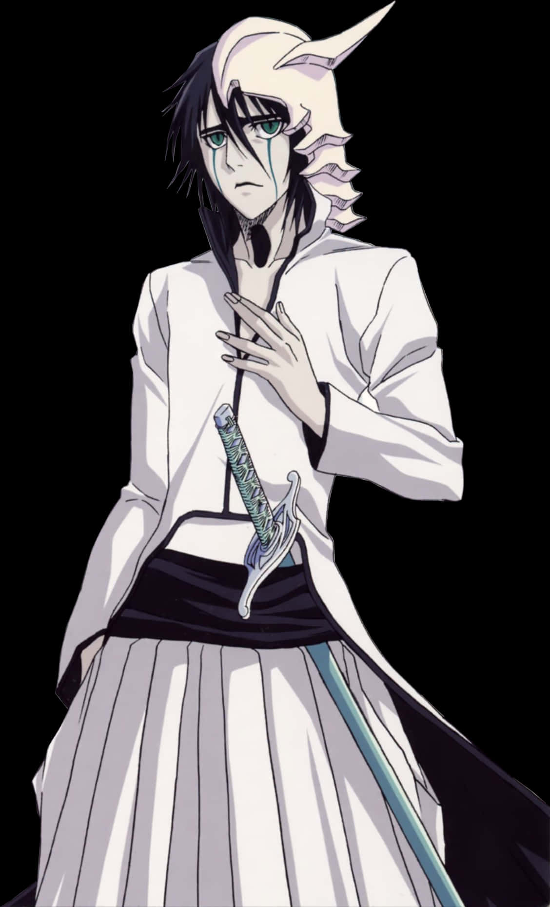Bleach_ Anime_ Character_ Hollow_ Mask PNG with transparent background