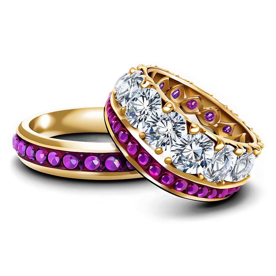 Bling Wedding Rings Png 18