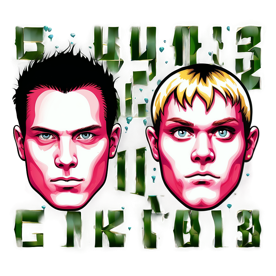 Blink-182 Digital Fan Art Collection Png Uoe