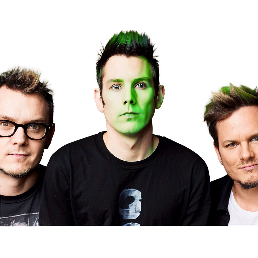 Blink-182 Reunion Announcement Art Png 06242024