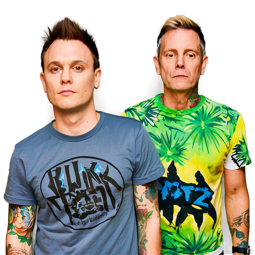 Blink-182 Reunion Announcement Art Png 54