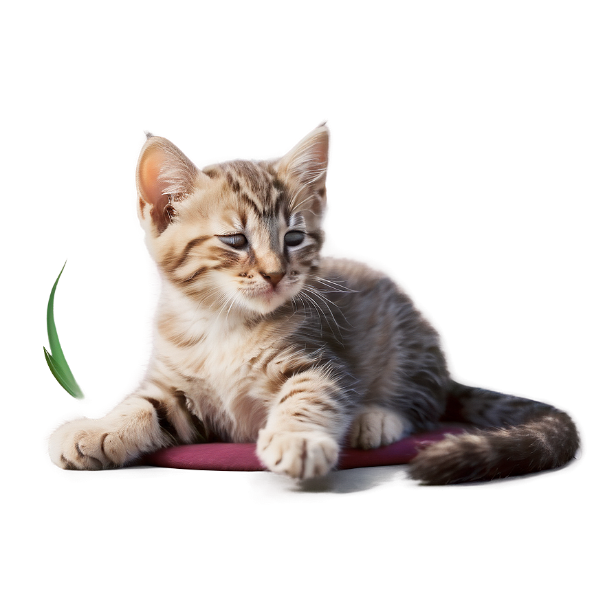 Blissful Kitten Stretch Png 06242024