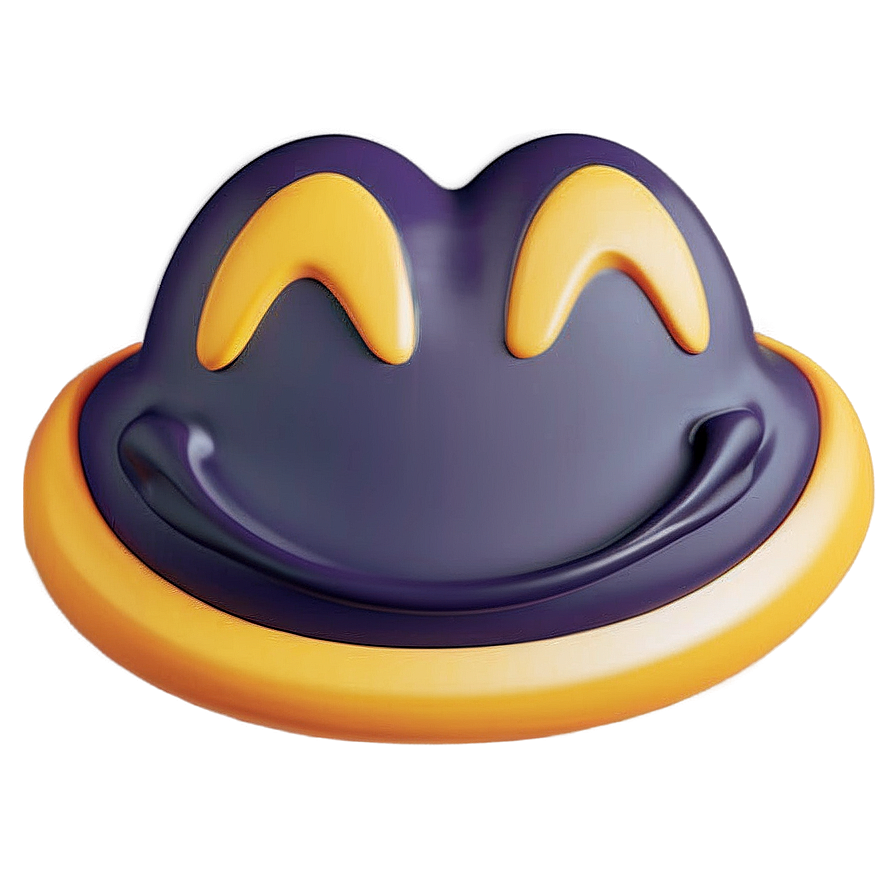 Blissful Smile Emoji Png Gkj