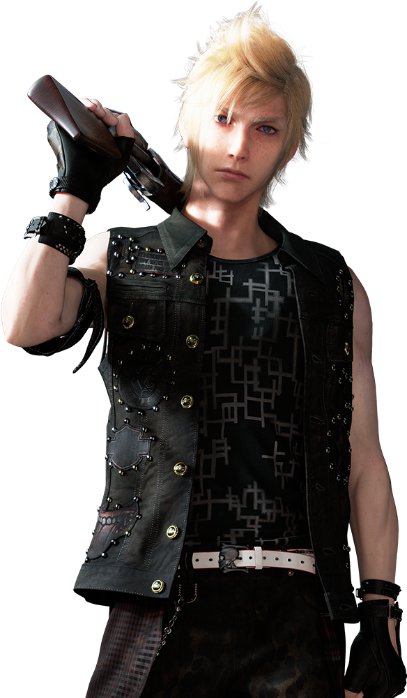 Blond Haired Fantasy Character With Gun