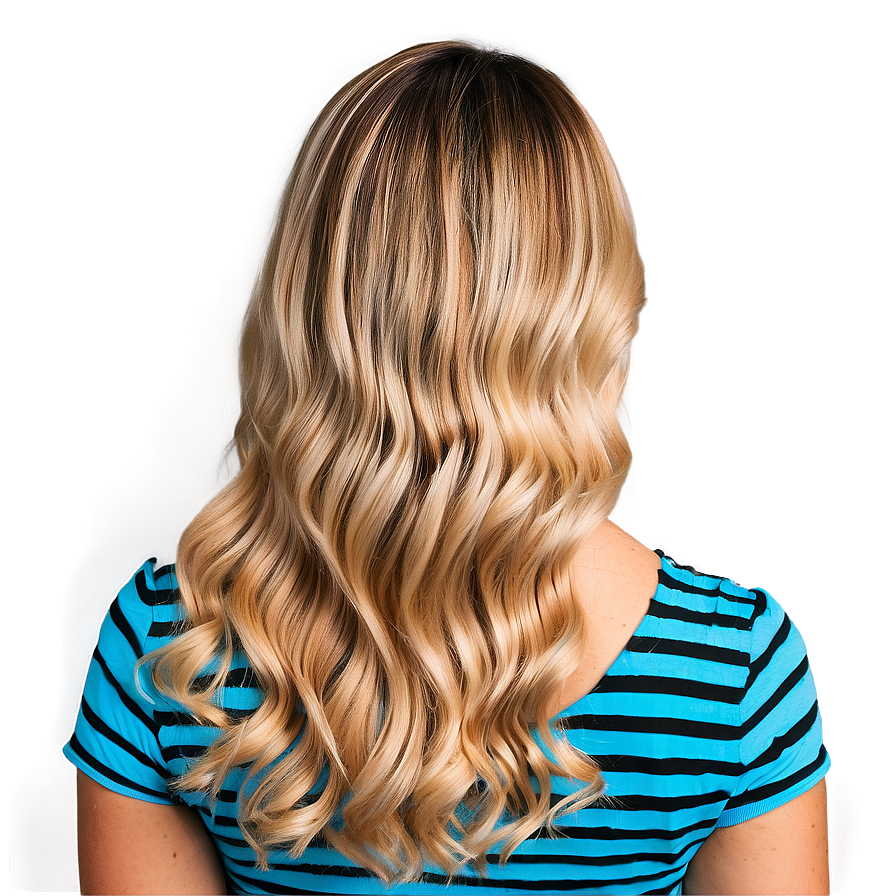 Blonde Balayage Beauty Png 34