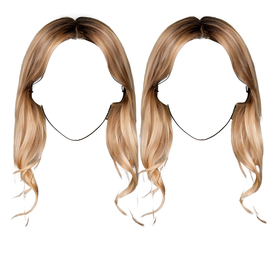 Blonde Balayage Beauty Png Mim