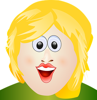 Blonde Cartoon Girl Avatar