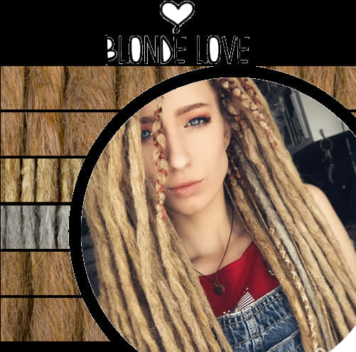 Blonde Dreadlocks Portrait