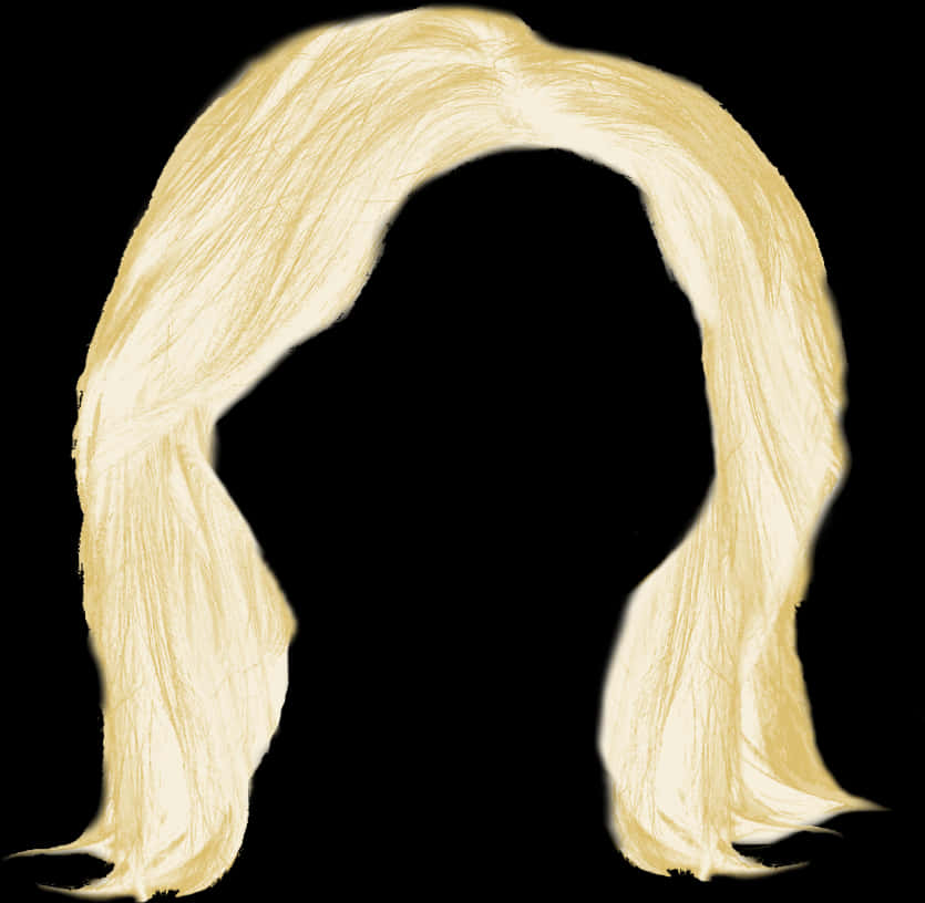 Blonde Hair Arch Graphic