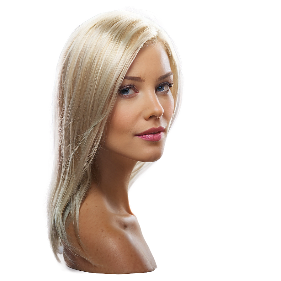 Blonde Hair Artwork Png Mge14