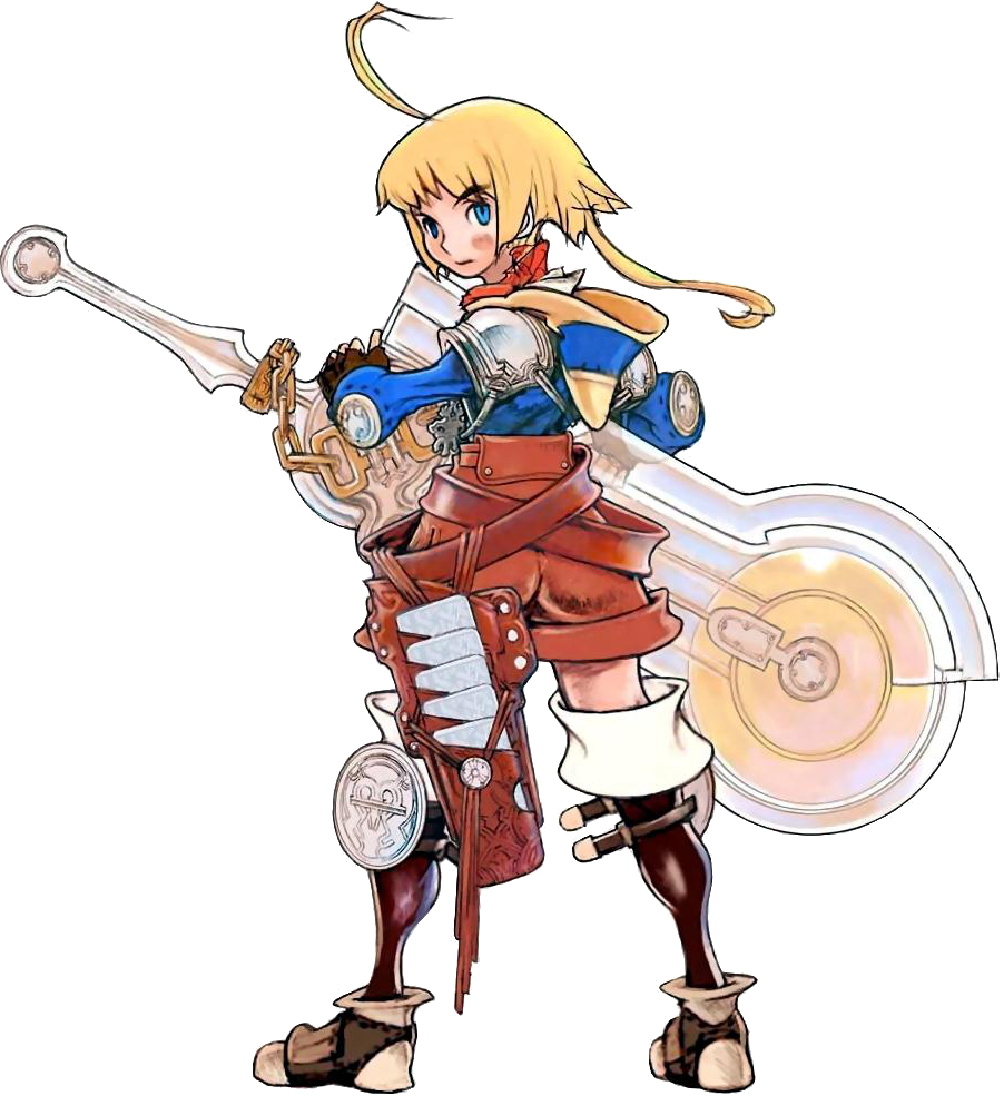 Blonde Knight Gaming Character