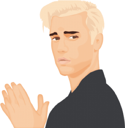 Blonde Man Gesture Illustration PNG with transparent background