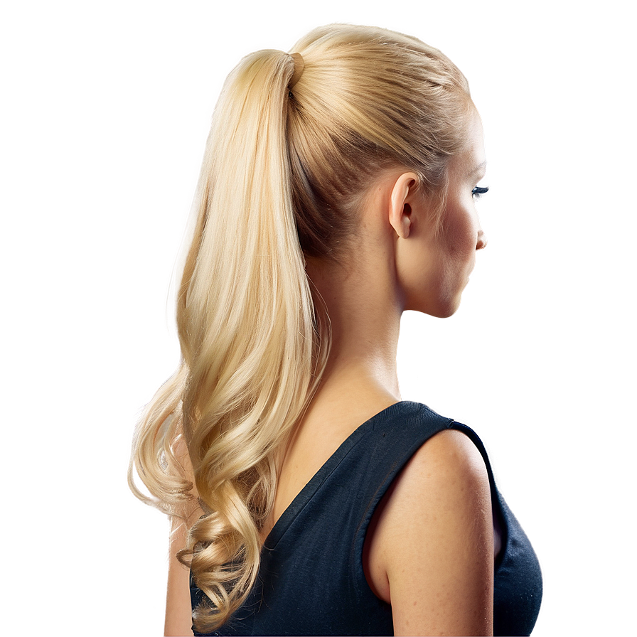 Blonde Ponytail Png 85