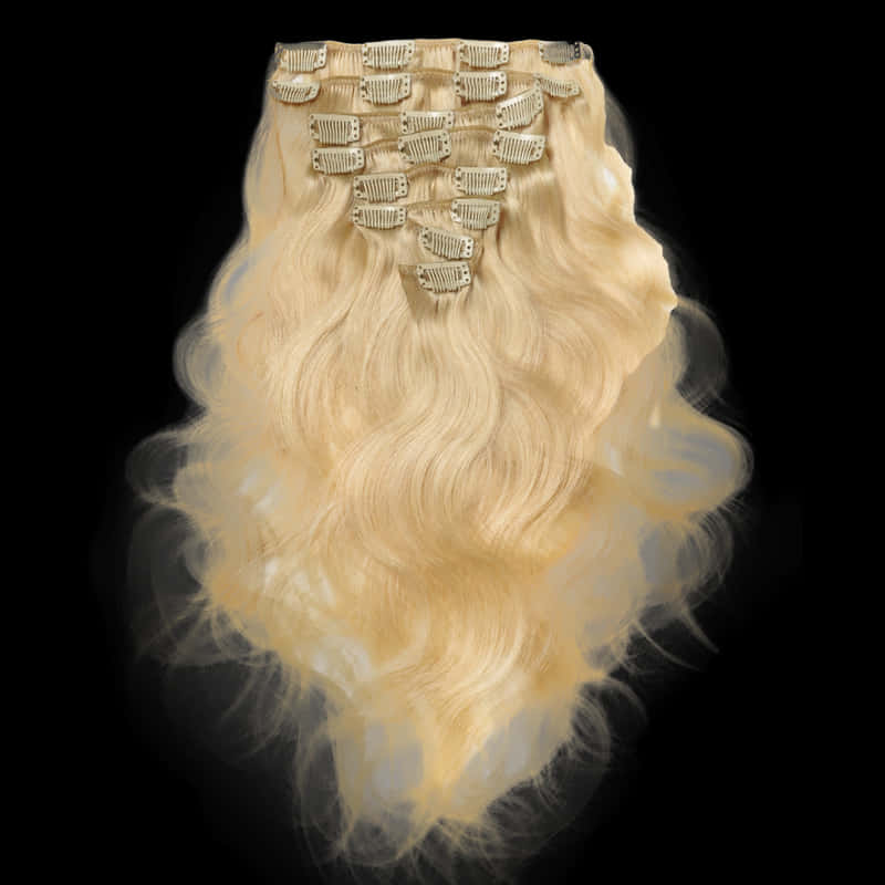 Blonde Wavy Hair Extensions