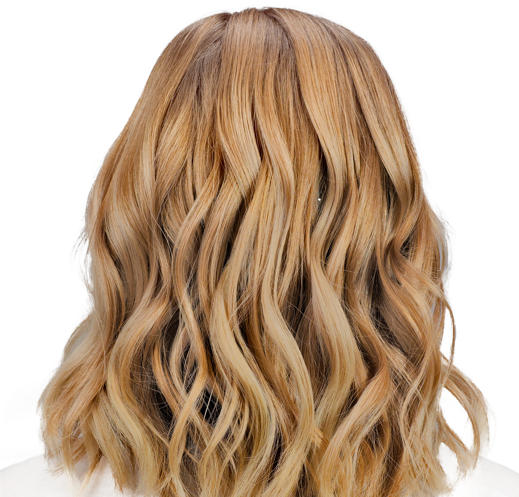 Natural Blonde Hair , Png Download - Blonde Hair From The Back, Transparent Png PNG with transparent background