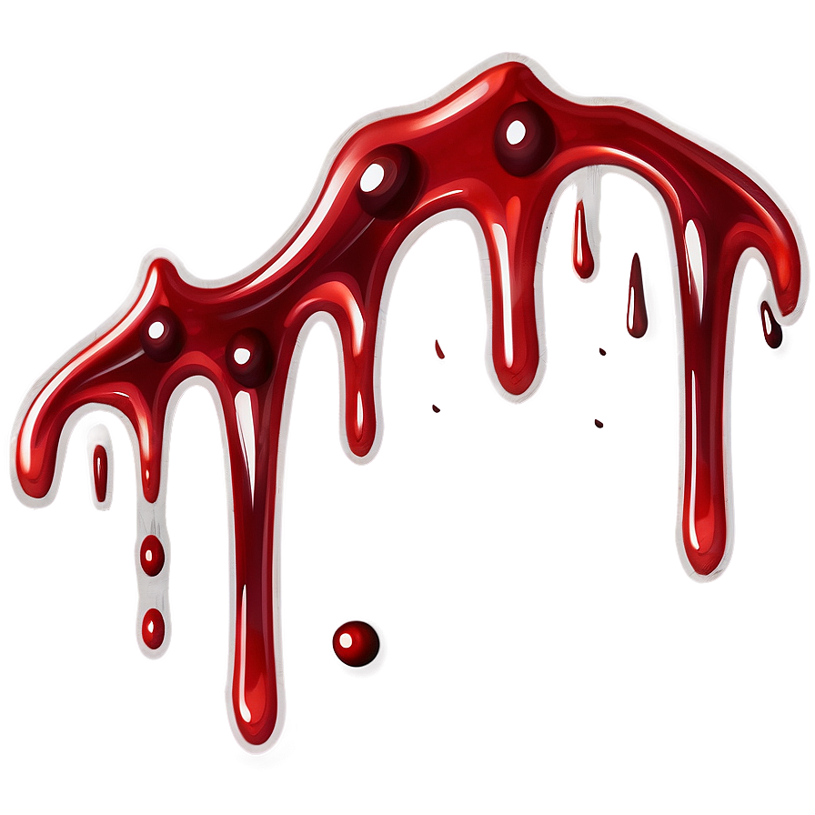 Blood Drip Decal Png 29