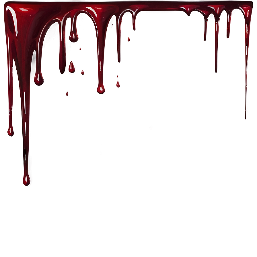 Blood Dripping Border Png 05252024