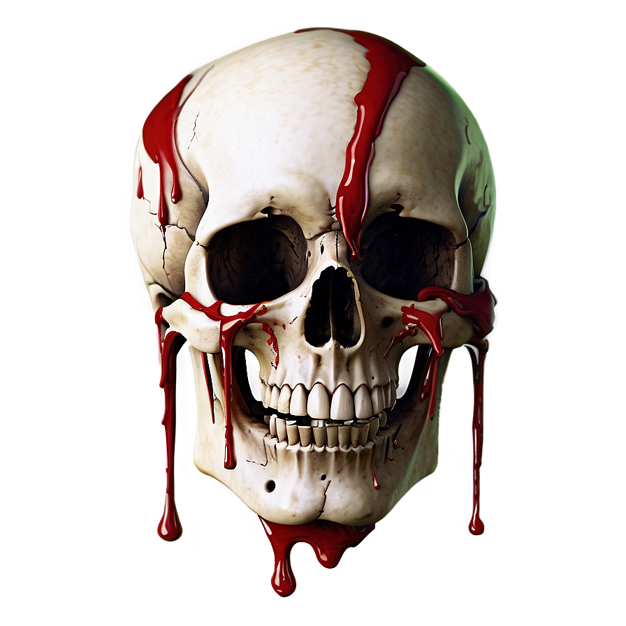 Blood Dripping Skull Png 05252024