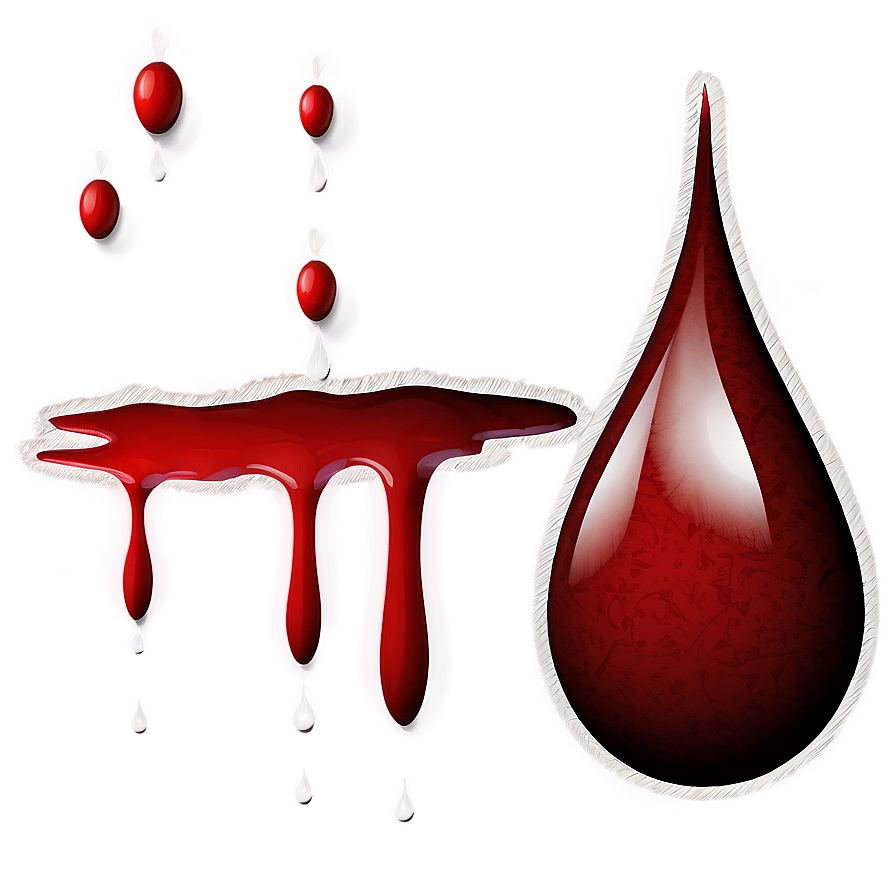 Blood Drop Art Png 05252024