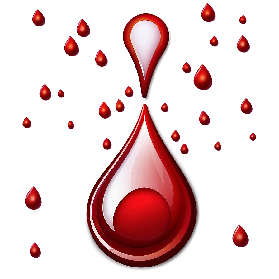 Blood Drop Illustration Png 57