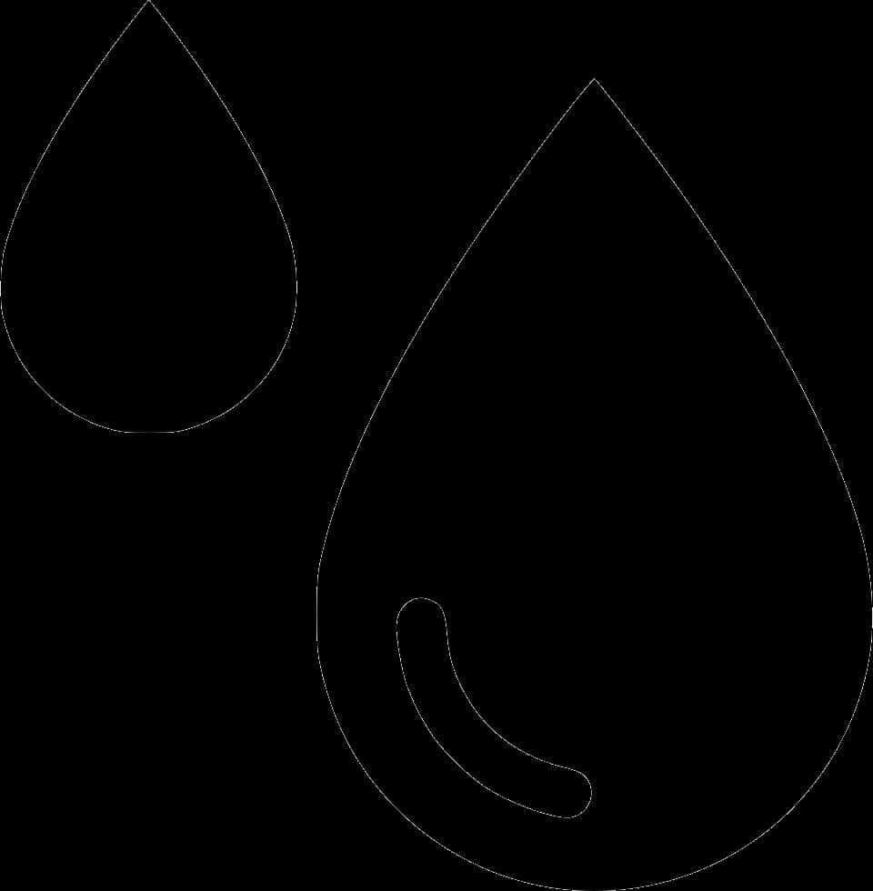 Blood Drops - Blood Droplet Black And White Png, Transparent Png PNG image with a transparent background, free high-resolution download
