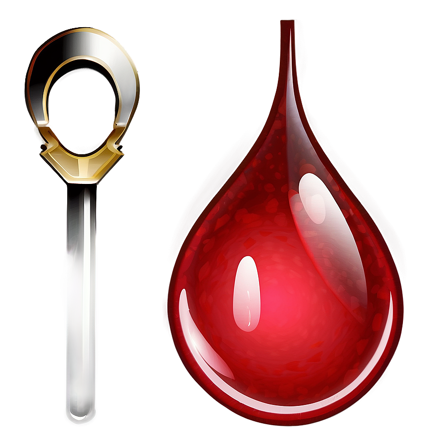 Blood Drop With Gradient Png Bbp21