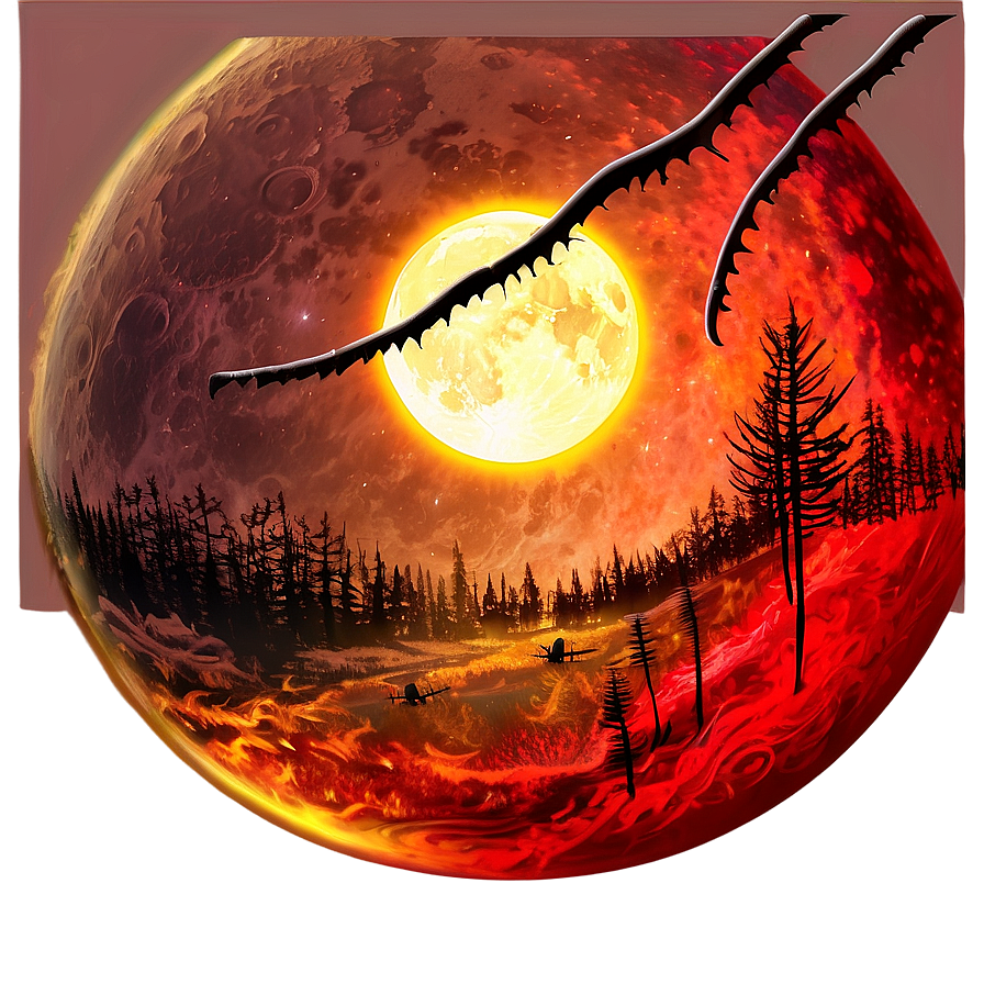 Blood Moon Apocalypse Png Vbk45