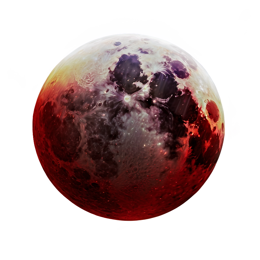 Blood Moon In Space Png 90