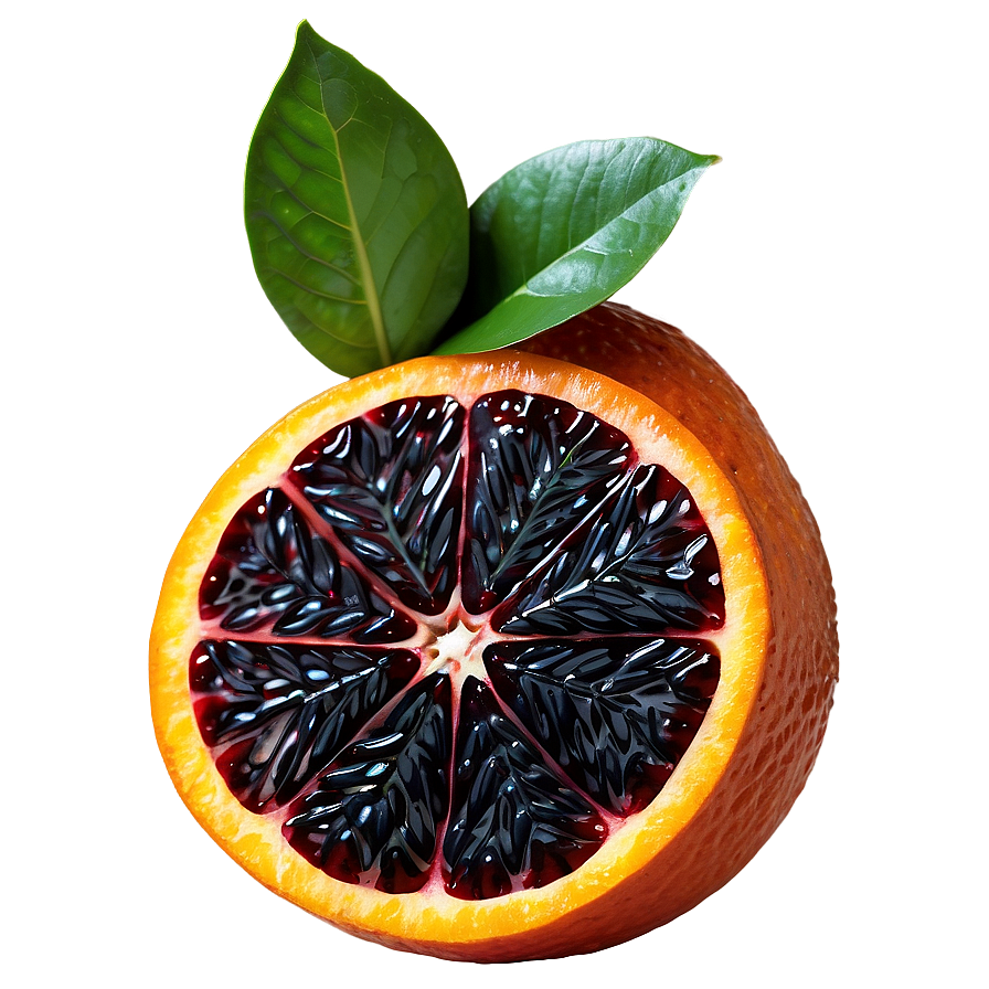 Blood Orange Garnish Png 51