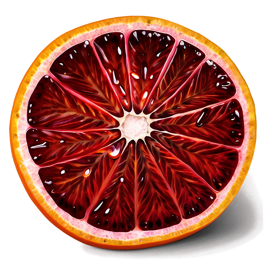 Blood Orange Segment Png 14