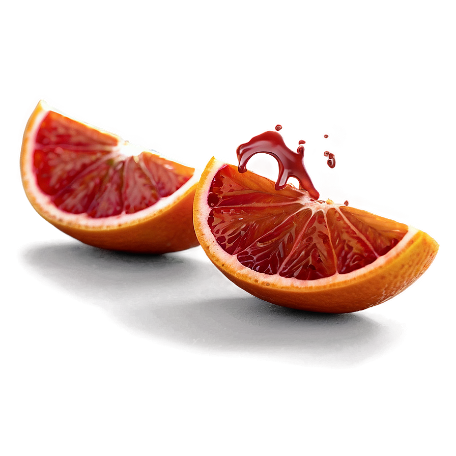 Blood Orange Wedge Png 06252024