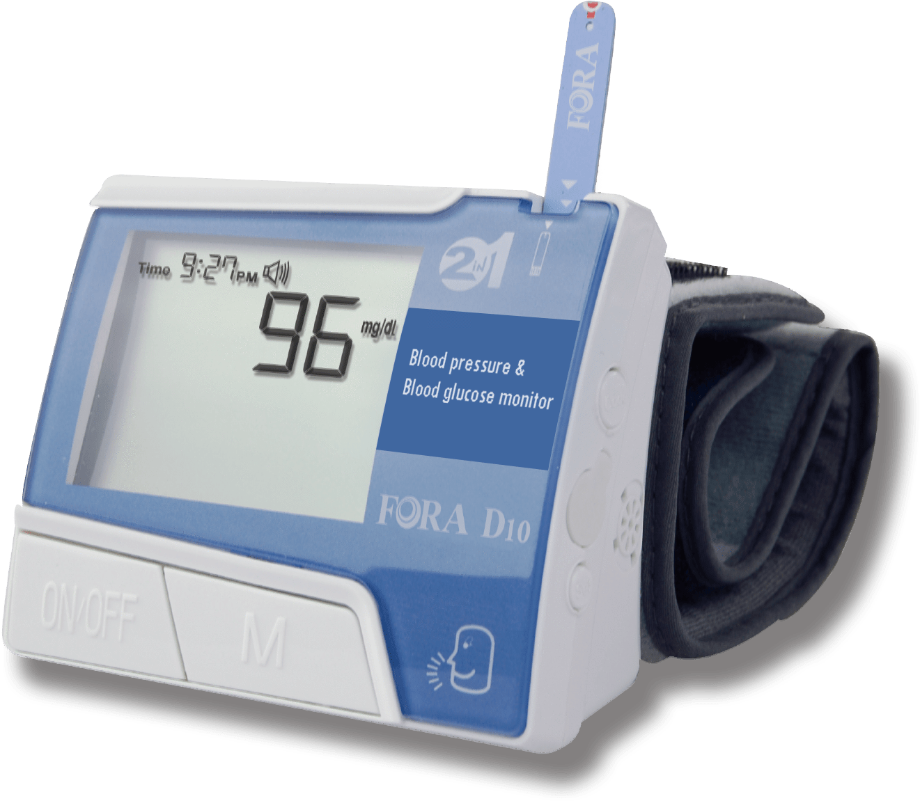 Blood Pressure Glucose Monitor Device