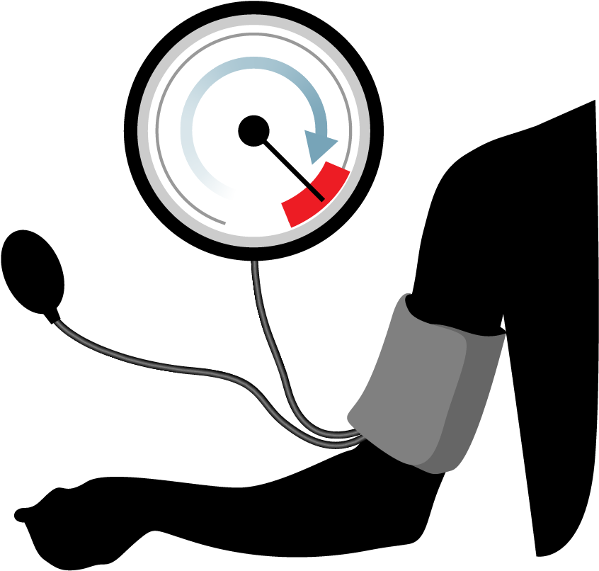 Blood Pressure Measurement Illustration PNG image with a transparent background, free high-resolution download