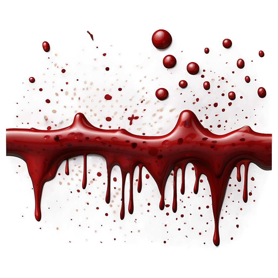 Blood Spatter Design Png 06122024