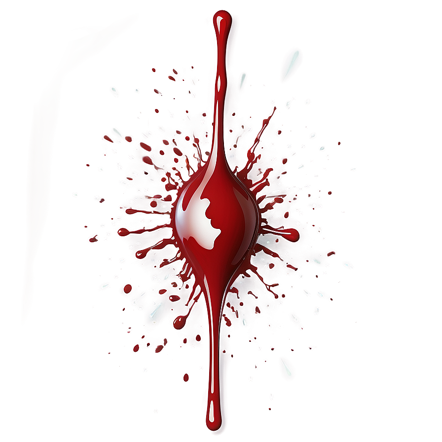 Blood Spatter Design Png 06122024