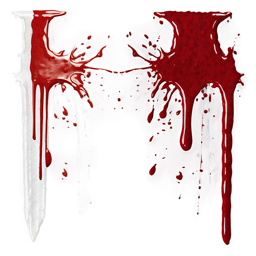 Blood Splatter Art Transparent 45