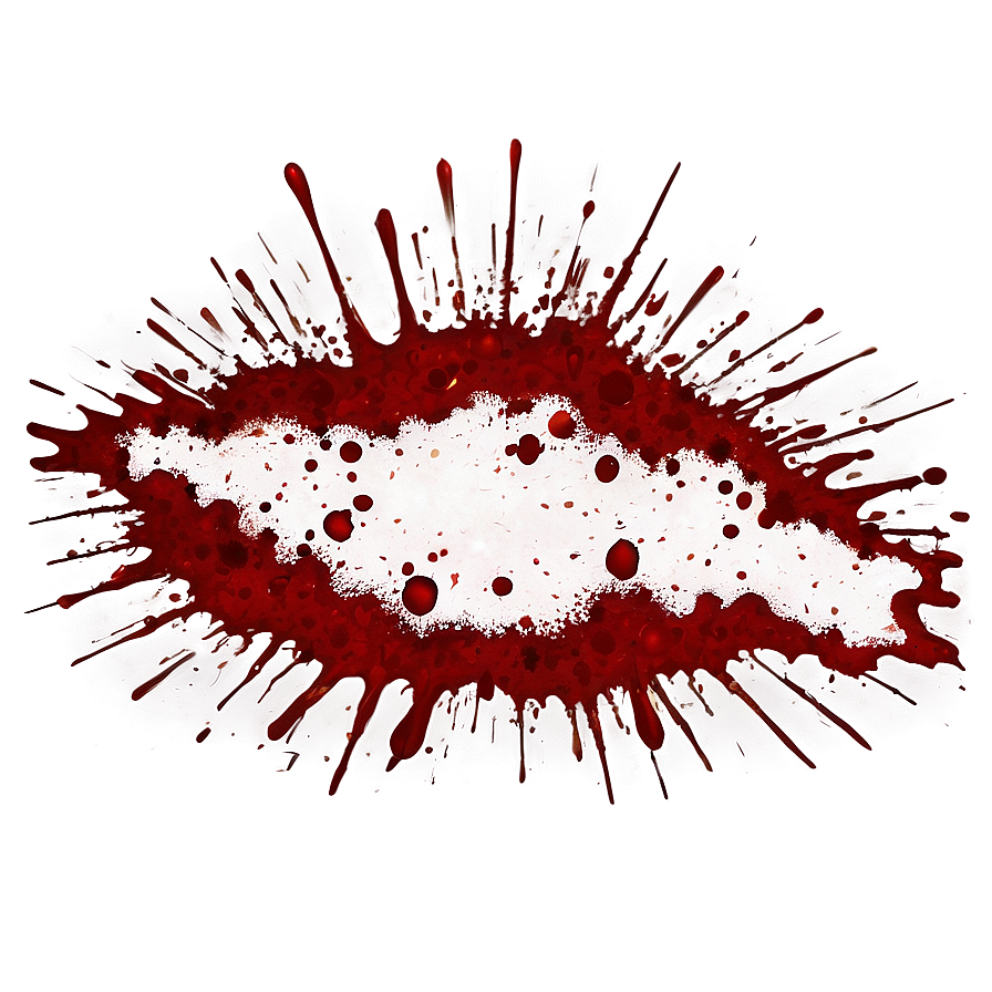 Blood Splatter Artwork Png 04302024