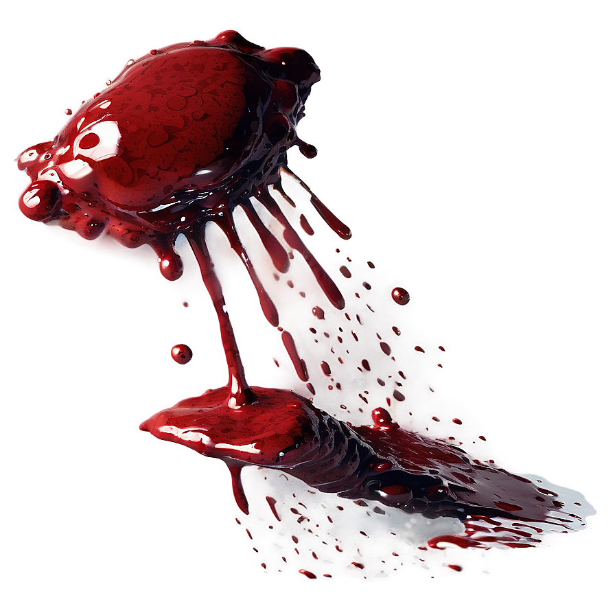 Blood Splatter Horror PNG 60 PNG image with a transparent background, free high-resolution download