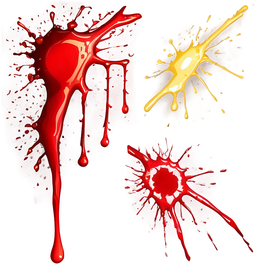 Blood Splatter Png For Design 05262024